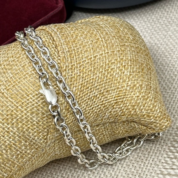 Timeless 925 Sterling Silver Rope Chain Necklace – 18” - Picture 8 of 16